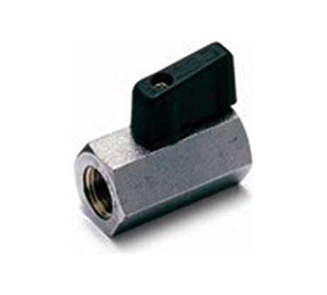Шаровой кран RuB NAPOLI (S.35), 1/2" mini, DN10 PN30, ВР-ВР, флажок S35DF0