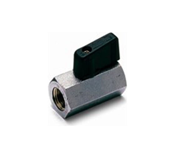 Шаровой кран RuB NAPOLI (S.35), 1/2" mini, DN10 PN30, ВР-ВР, флажок S35DF0