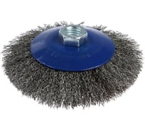 Щетка металлическая тарелка 125 мм, М14 для УШМ ТУНДРА 1032360
