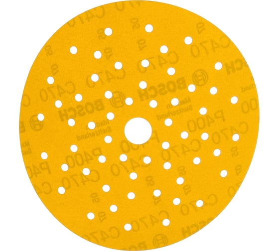Круги шлифовальные по дереву и краске B.f.W+P Multihole (50 шт., 150 мм, K400) Bosch 2608621025