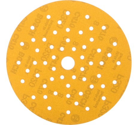 Круги шлифовальные по дереву и краске B.f.W+P Multihole (50 шт., 150 мм, K320) Bosch 2608621024