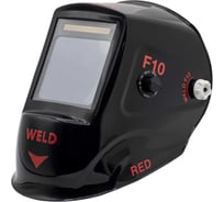 Маска сварочная с автоматическим светофильтром COSMO CLASSIC 103x90 мм Weld Ф10 Красная