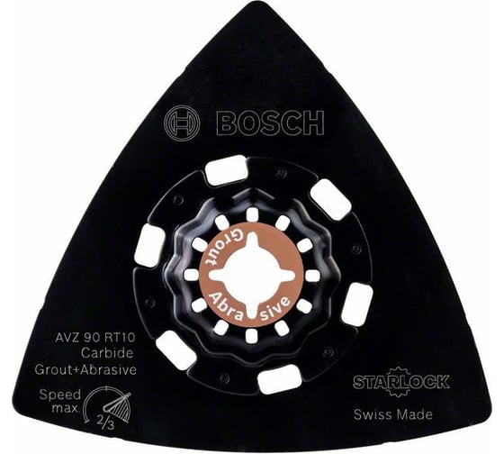 Шлифпластина AVZ 90 RT10 Carbide RIFF 90 мм Bosch 2608662908 1
