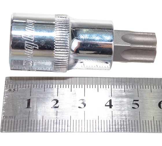 Насадка торцевая 1/2" DR с вставкой-битой TORX, Т60 Ombra 112960 55598