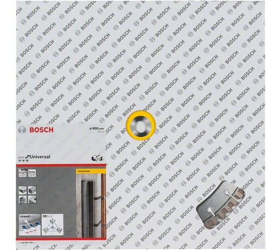Алмазный диск Bf Universal 400х20 мм Bosch 2608603768