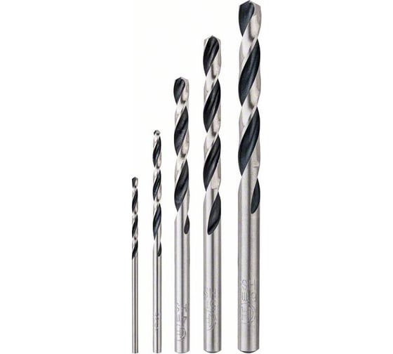 Набор сверл HSS PointTeQ 2-6 мм, 5 шт. Bosch 2608577345 1