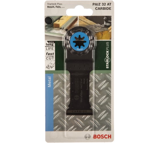 Погружное пильное полотно по металлу PAIZ 32 AT Bosch 2609256D53