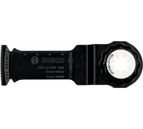 Погружное пильное полотно по дереву и металлу PAIZ32 APB Bosch 2609256D54