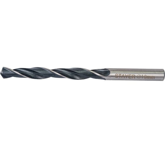 Набор сверл по металлу Professional 1-10 мм, HSS-R, сталь М2, 19 шт. STAYER 29602-H19-M_z01