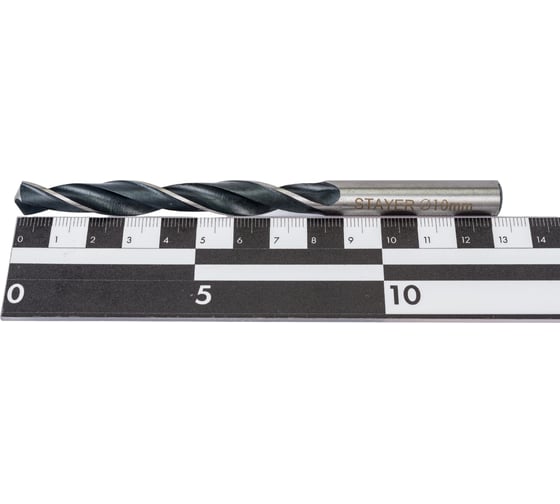 Набор сверл по металлу Professional 1-10 мм, HSS-R, сталь М2, 19 шт. STAYER 29602-H19-M_z01
