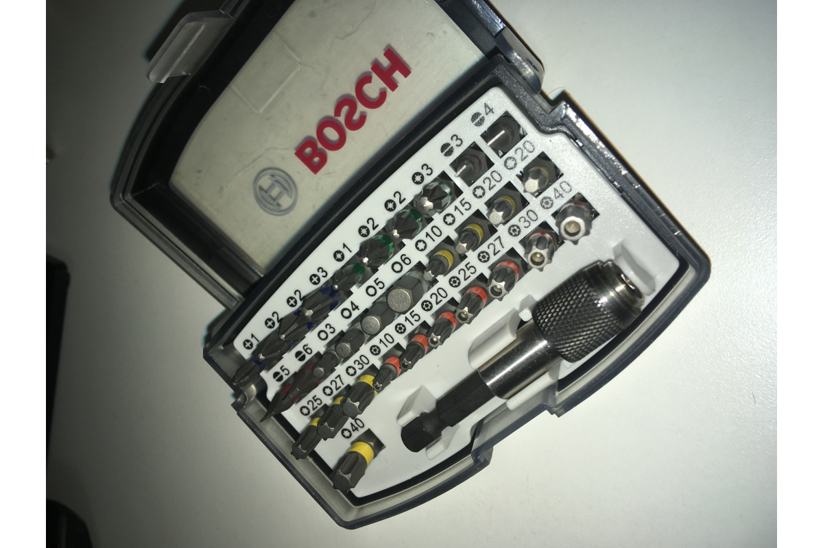  бит с держателем, 32 шт. Bosch 2607017319 - выгодная цена, отзывы .