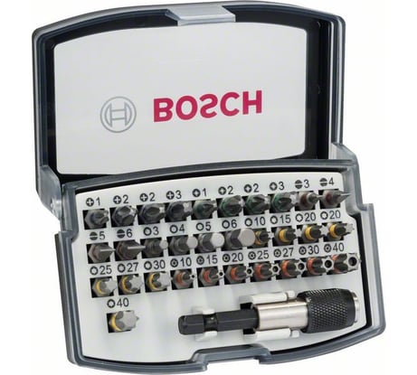 Набор бит с держателем, 32 шт. Bosch 2607017319