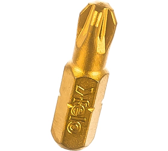 Бита крестовая серия TiN PZ3, 25 мм, 10 шт. Felo 02103070