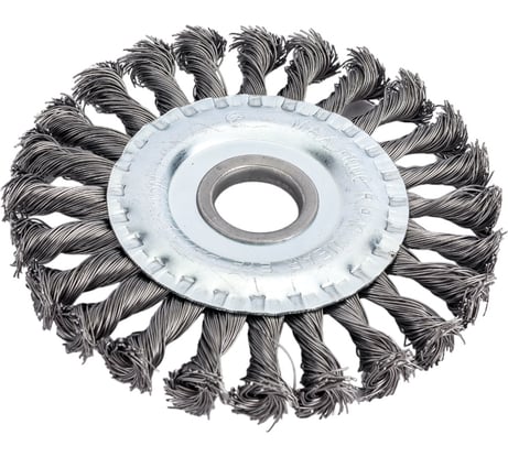Щетка для МШУ плоская (125х22 мм, крученая металлическая проволока) Калибр 00000041897