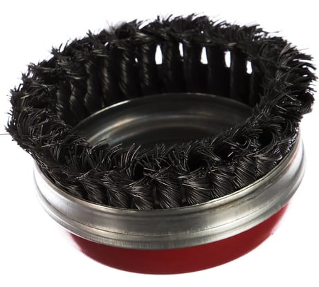 Щетка для МШУ чашка (125 мм, М14, усиленная крученая металлическая проволока) Калибр 00000041890