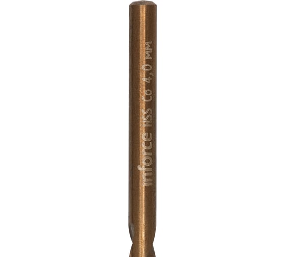Сверло по металлу HSS-CO (4x75x43 мм) Inforce 11-01-431