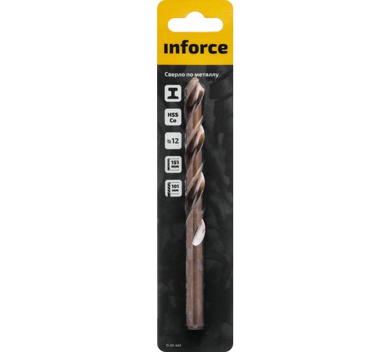 Сверло по металлу HSS-CO (12x151x101 мм) Inforce 11-01-441