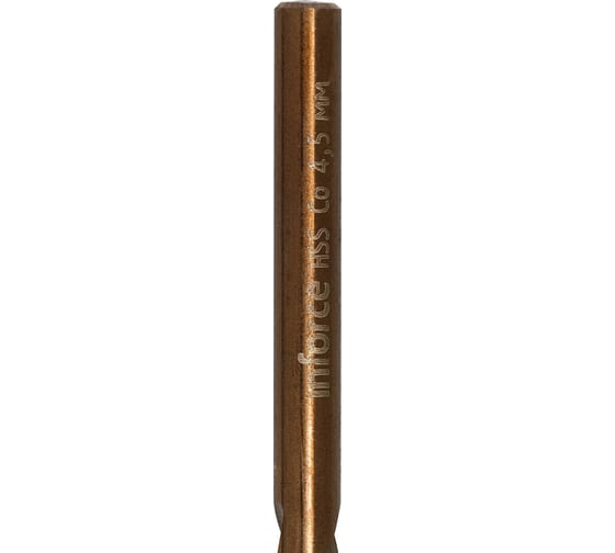 Сверло по металлу HSS-CO (4.5x80x47 мм) Inforce 11-01-432