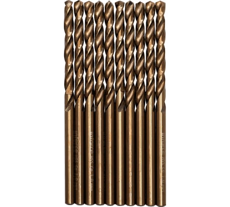 Сверло по металлу HSS-CO (10 шт/уп; 3x61x33 мм) Inforce 11-01-442