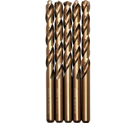 Сверло по металлу HSS-CO (5 шт/уп; 9x125x81 мм) Inforce 11-01-452