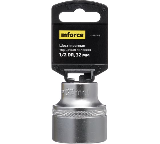Головка торцевая шестигранная (32 мм; 1/2DR) Inforce 11-01-488
