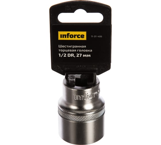 Головка торцевая шестигранная (27 мм; 1/2DR) Inforce 11-01-486