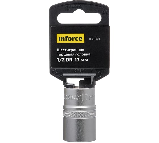 Головка торцевая шестигранная (17 мм; 1/2DR) Inforce 11-01-480