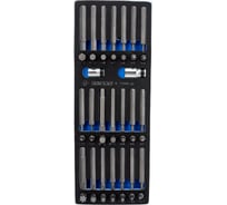Набор вставок бит 10 мм TORX, SPLINE, HEX, ложемент, 44 предмета KING TONY 9-1044CQV