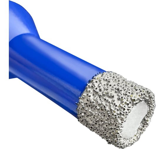 Коронка алмазная с техническим воском 12x35 мм для УШМ vertextools 333-12-35