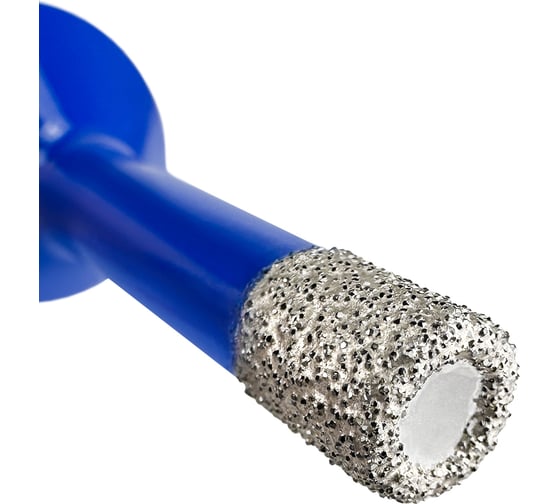 Коронка алмазная с техническим воском 8x35 мм для УШМ vertextools 333-8-35