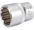 Головка торцевая 12 граней (22 мм; 1/2 Dr) KRAFT KT 700355 1