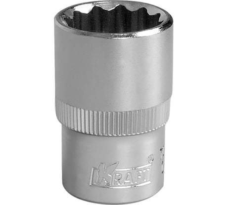 Головка торцевая 12 граней (18 мм; 1/2 Dr) KRAFT KT 700351