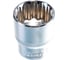 Головка торцевая 12 граней (24 мм; 1/2 Dr) KRAFT KT 700356 2