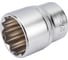 Головка торцевая 12 граней (27 мм; 1/2 Dr) KRAFT KT 700357 1