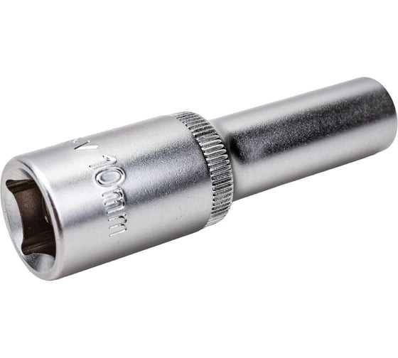 Головка торцевая глубокая 6 граней (10 мм; 1/2 Dr) KRAFT KT 700374 1