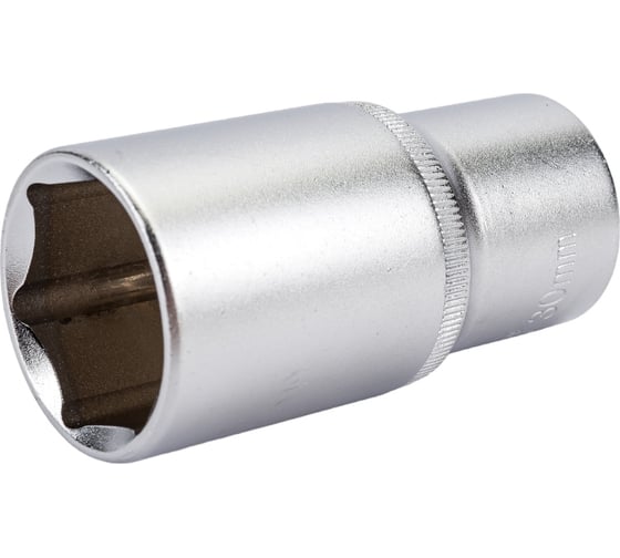 Головка торцевая глубокая 6 граней (30 мм; 1/2 Dr) KRAFT KT 700389 1