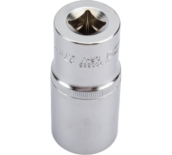 Головка торцевая глубокая 6 граней (27 мм; 1/2 Dr) KRAFT KT 700388