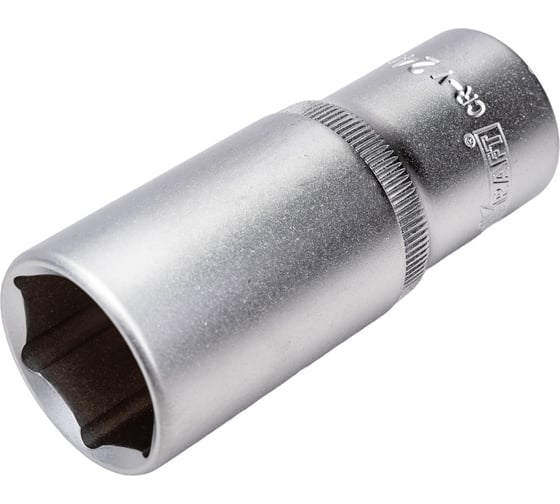 Головка торцевая глубокая 6 граней (24 мм; 1/2 Dr) KRAFT KT 700387