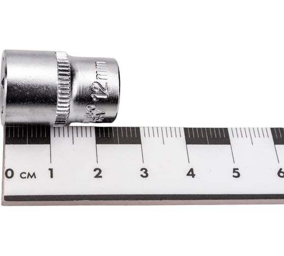 Головка торцевая 6 граней (12 мм; 1/4 Dr) KRAFT KT 700650