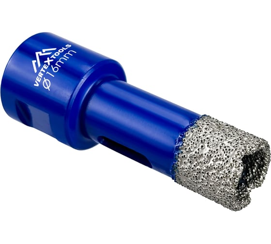 Коронка алмазная 16x35 мм для УШМ vertextools 333-16-35