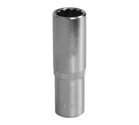 Головка торцевая глубокая 12 граней (19 мм; 1/2 Dr) KRAFT KT 702024