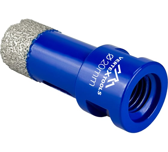 Коронка алмазная 20x35 мм для УШМ vertextools 333-20-35