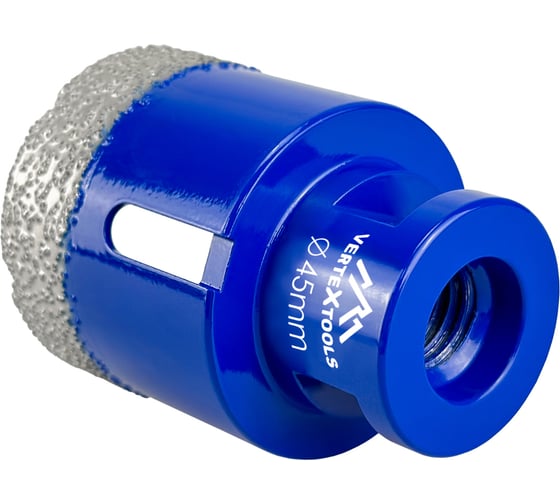 Коронка алмазная 45x35 мм для УШМ vertextools 333-45-35