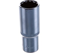 Головка торцевая глубокая 12 граней (22 мм; 1/2 Dr) KRAFT KT 702025