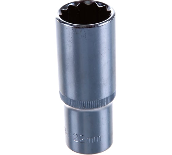 Головка торцевая глубокая 12 граней (22 мм; 1/2 Dr) KRAFT KT 702025 1