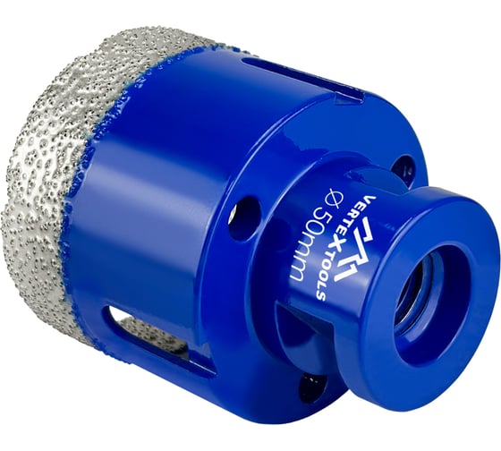 Коронка алмазная 50x35 мм для УШМ vertextools 333-50-35