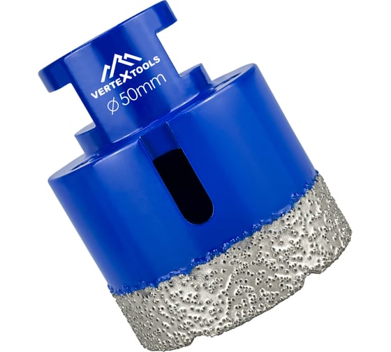 Коронка алмазная 50x35 мм для УШМ vertextools 333-50-35