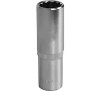 Головка торцевая глубокая 12 граней (17 мм; 1/2 Dr) KRAFT KT 702023
