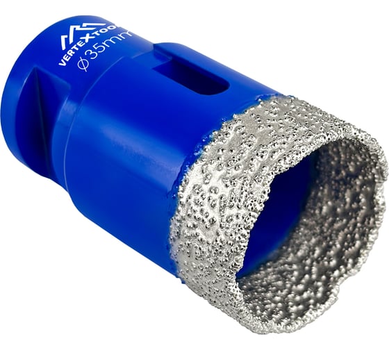 Коронка алмазная 35x35 мм для УШМ vertextools 333-35-35