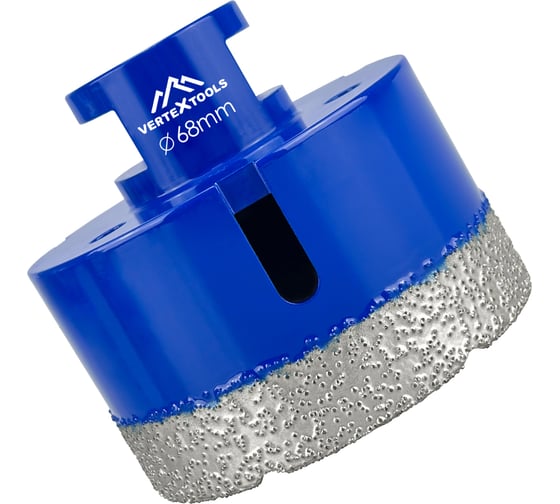 Коронка алмазная 68x35 мм для УШМ vertextools 333-68-35